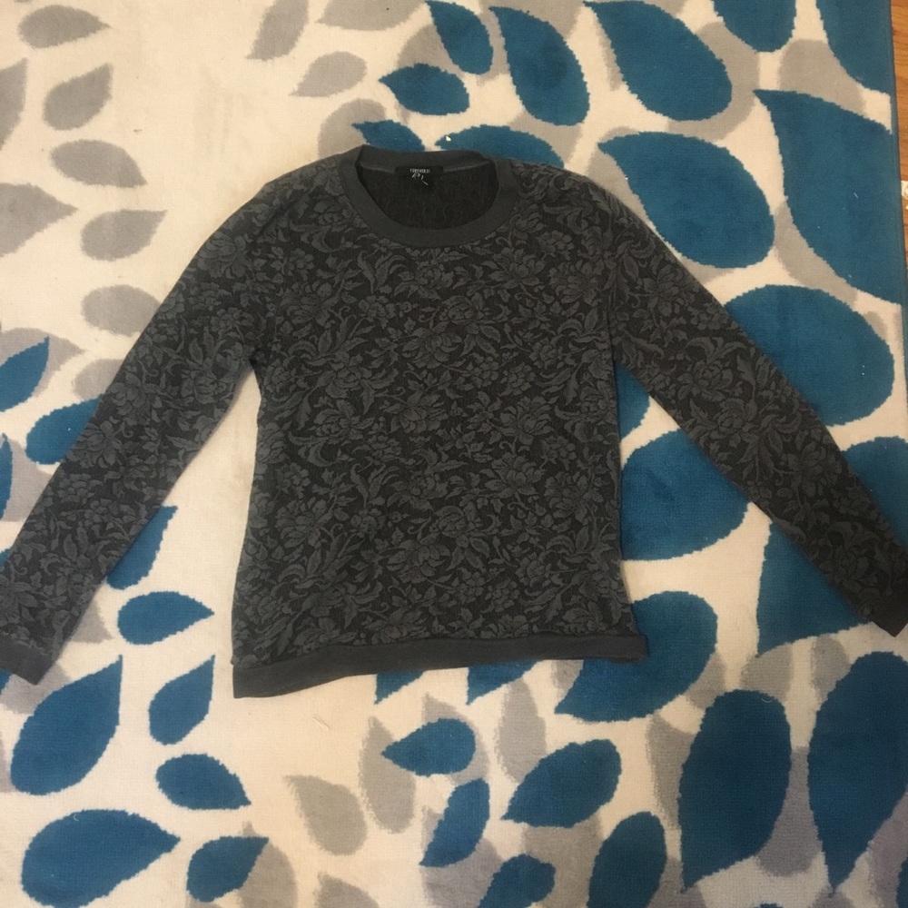 Gray sweater